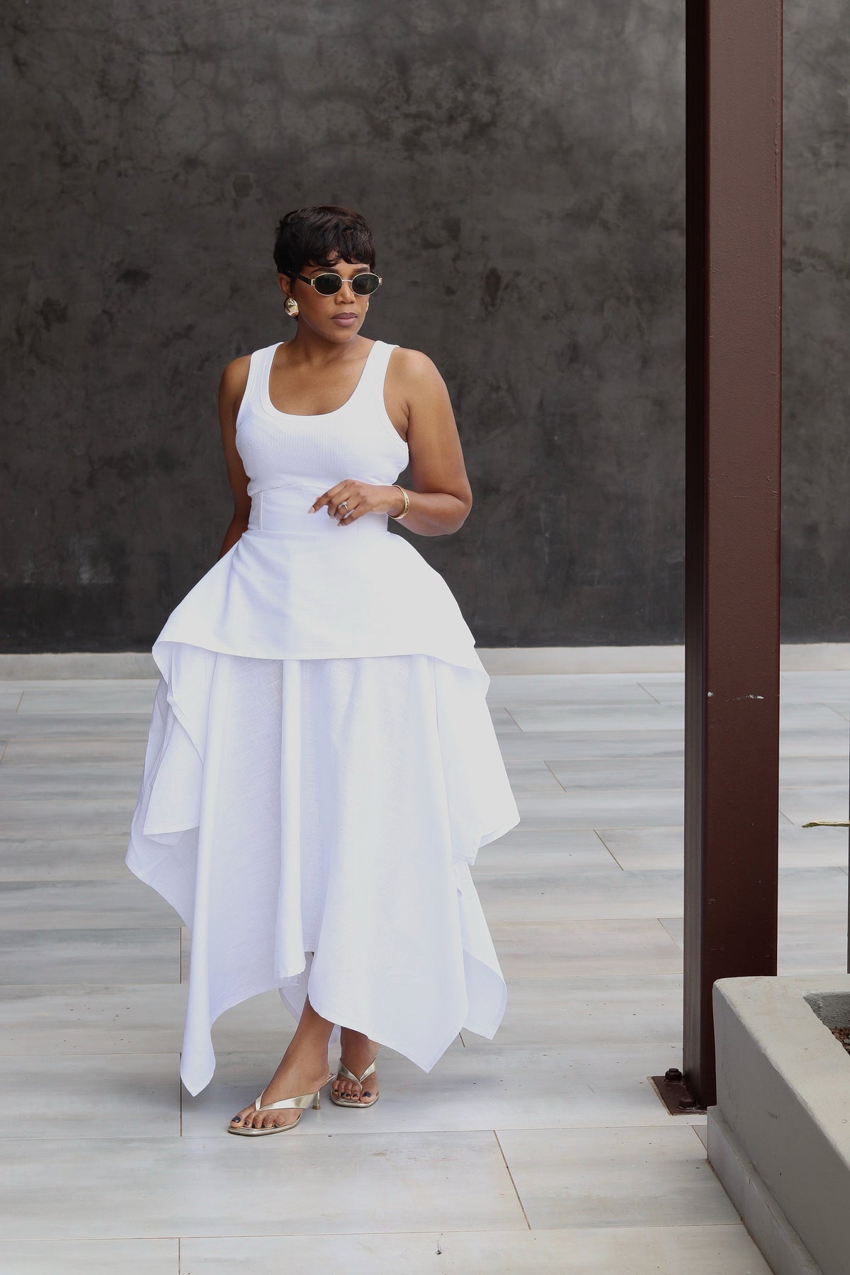 !!!!!!!!!!!!!!!!White Corseted skirt ( Available on Preorder)