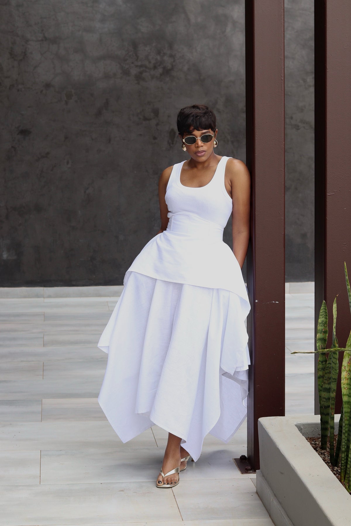 !!!!!!!!!!!!!!!!White Corseted skirt ( Available on Preorder)