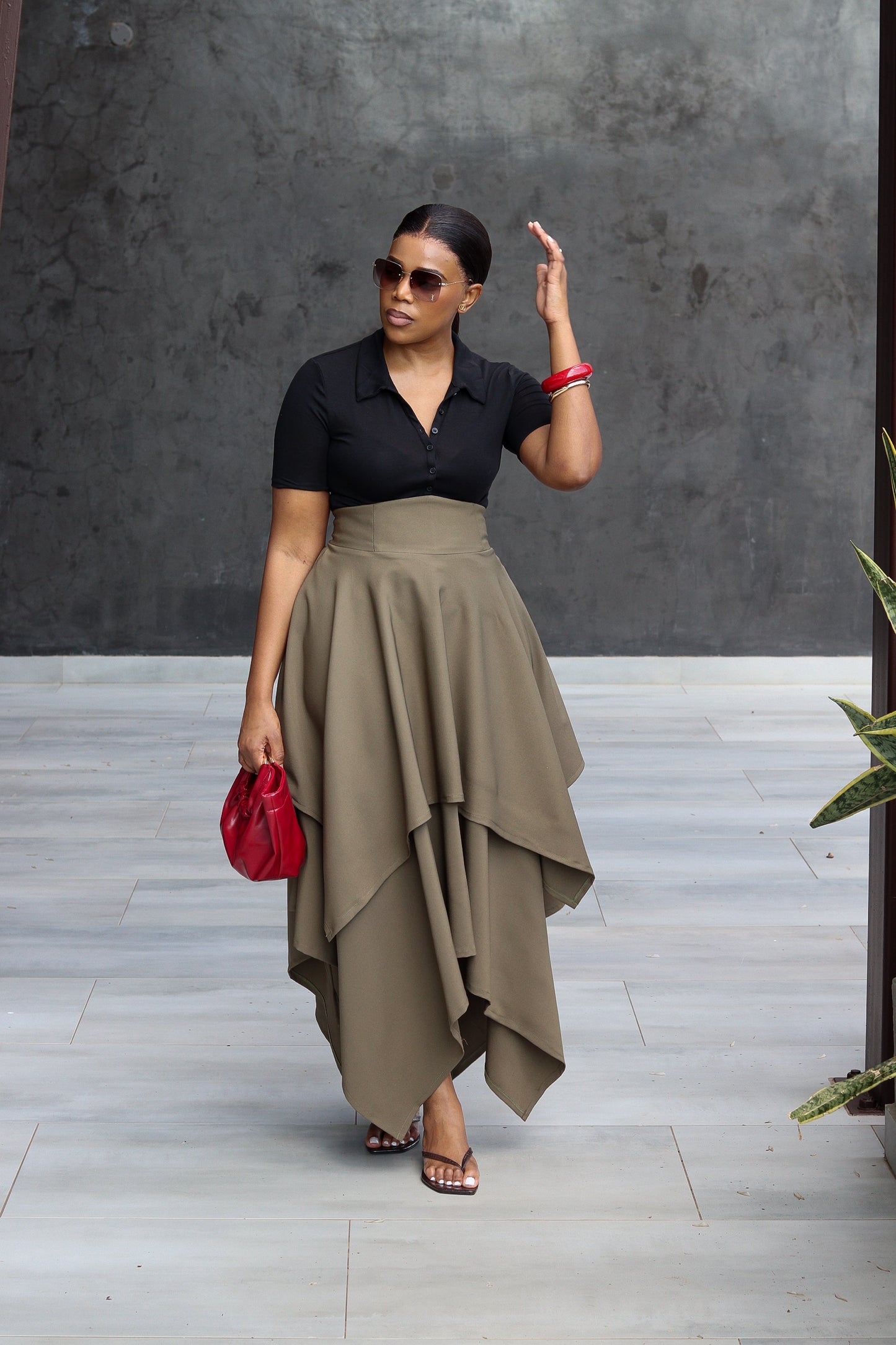 !!!!!!!Olive Two-piece Set( Available on Pre-order)